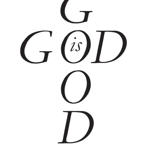 Cuadro "God is Good" - Diseño en Cruz