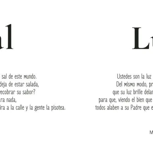Set Galería "Sal y Luz"