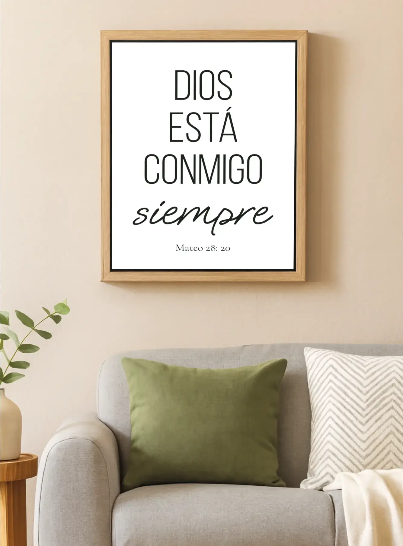 Cuadro "Siempre Conmigo" - Mateo 28:20 - Image 2