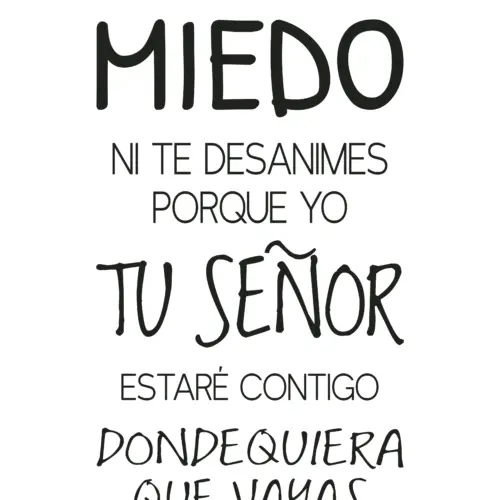 Cuadro "No Tengas Miedo" - Josué 1:9