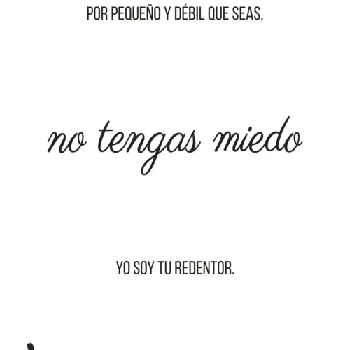 Cuadro "Yo Soy tu Redentor" - Isaías 41:14